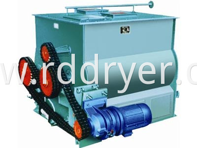 Factory Supply Double Paddle Industrial Use Grains Powered Mixer